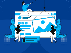 Blue and Yellow Minimalist Website Development Instagram Post.png
