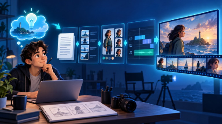 Creating Your First Film with AI  [Course in French]- Ebook
